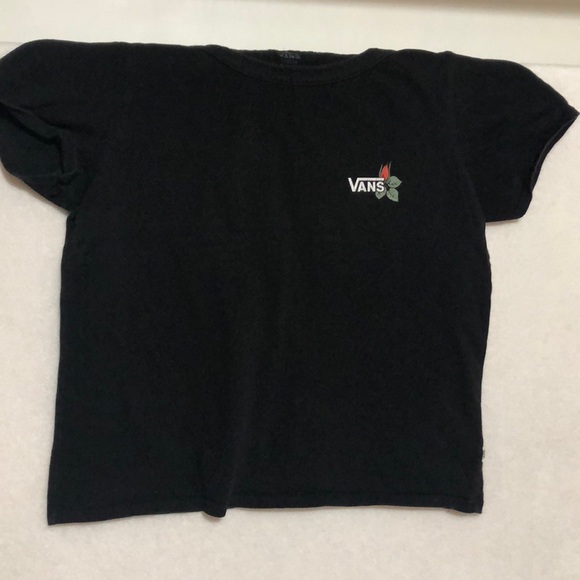 Vans Tops - Black tee 2/$12🌵